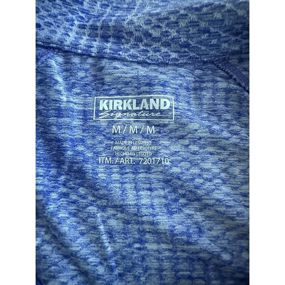 Kirkland Active Pullover Women M Thumbhole Quarter Zip Sweatshirt Purple - Picture 10 of 10